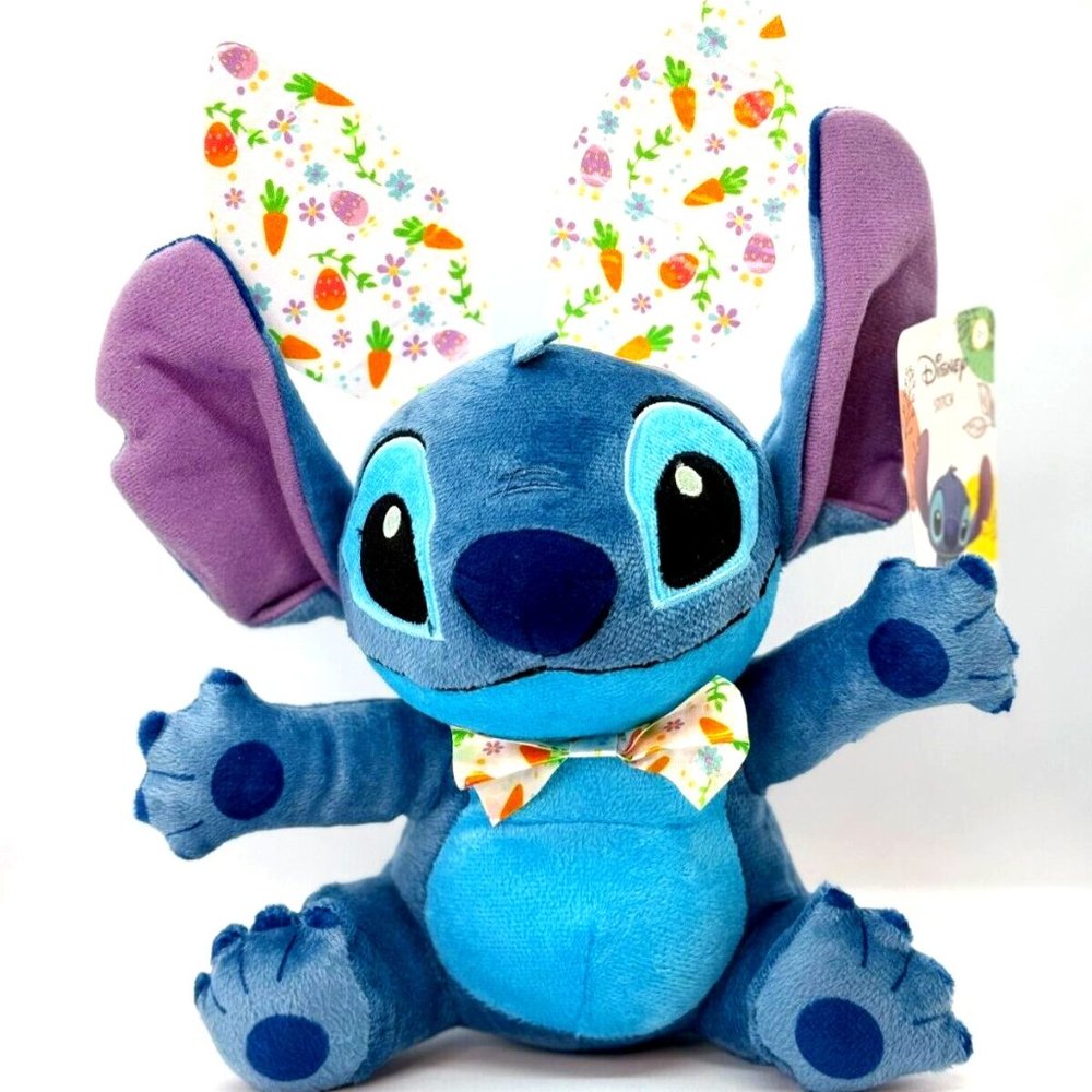 Disney's Lilo & Stitch Easter Edition Bunny Cuddly Plush Doll 9in NWT